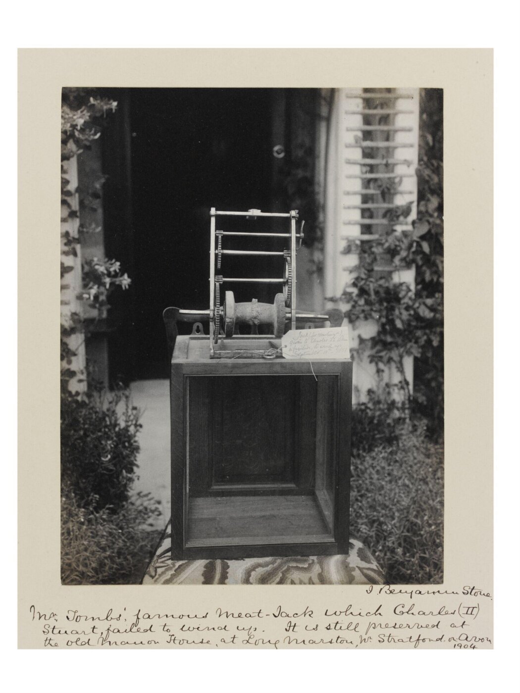 Stone, Benjamin (Sir), National Photographic Record and Survey