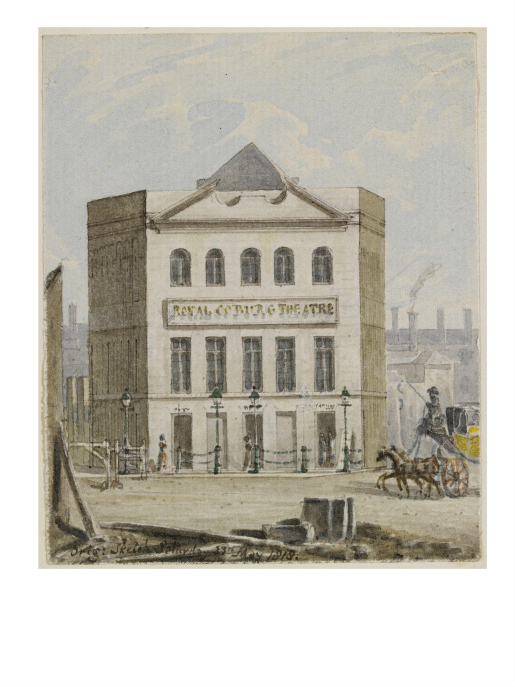 Drawing, Robert Blemmell Schnebbelie, 23rd May 1818