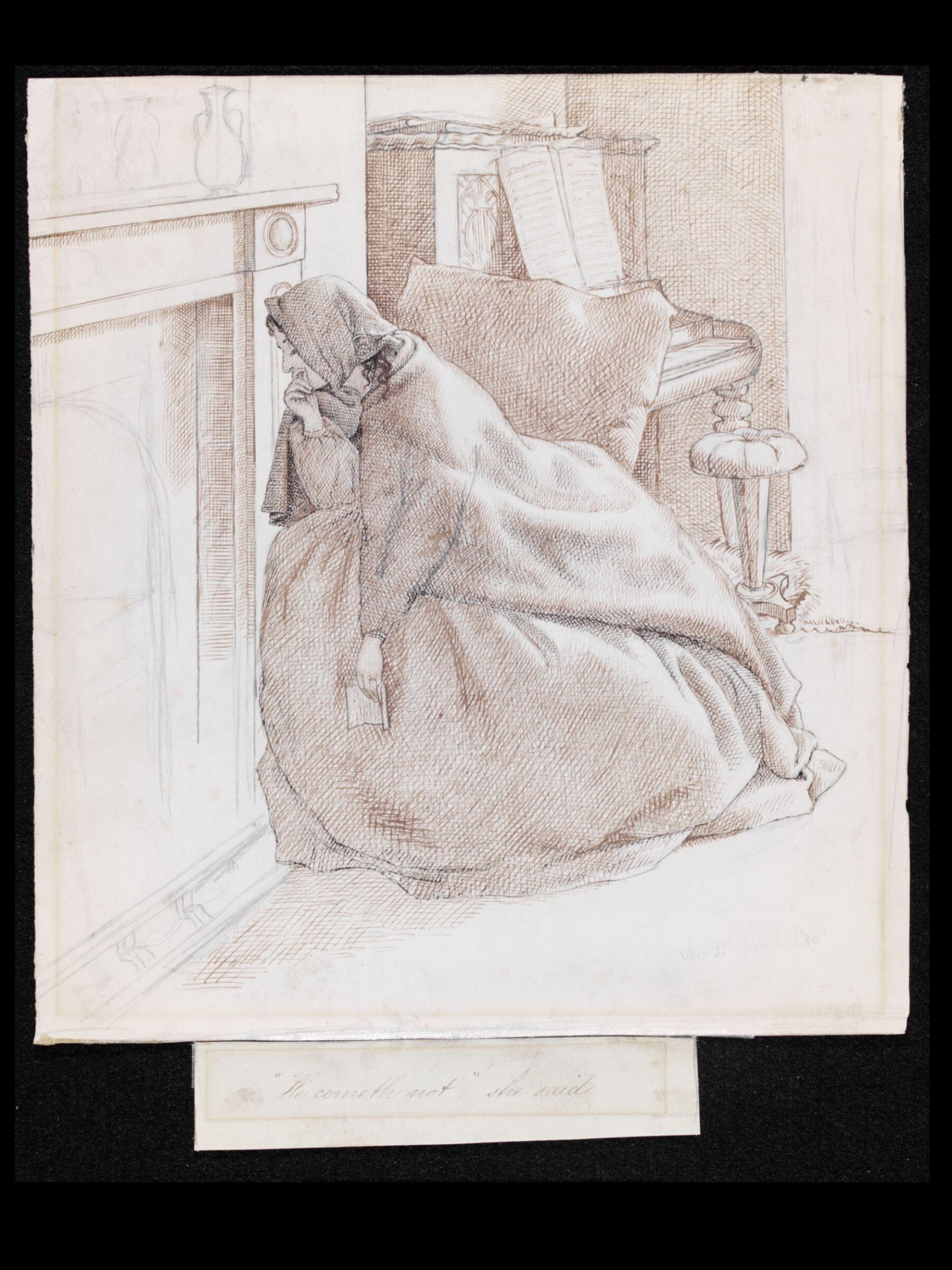 'He cometh not' she said, Canziani, ca. 1860s