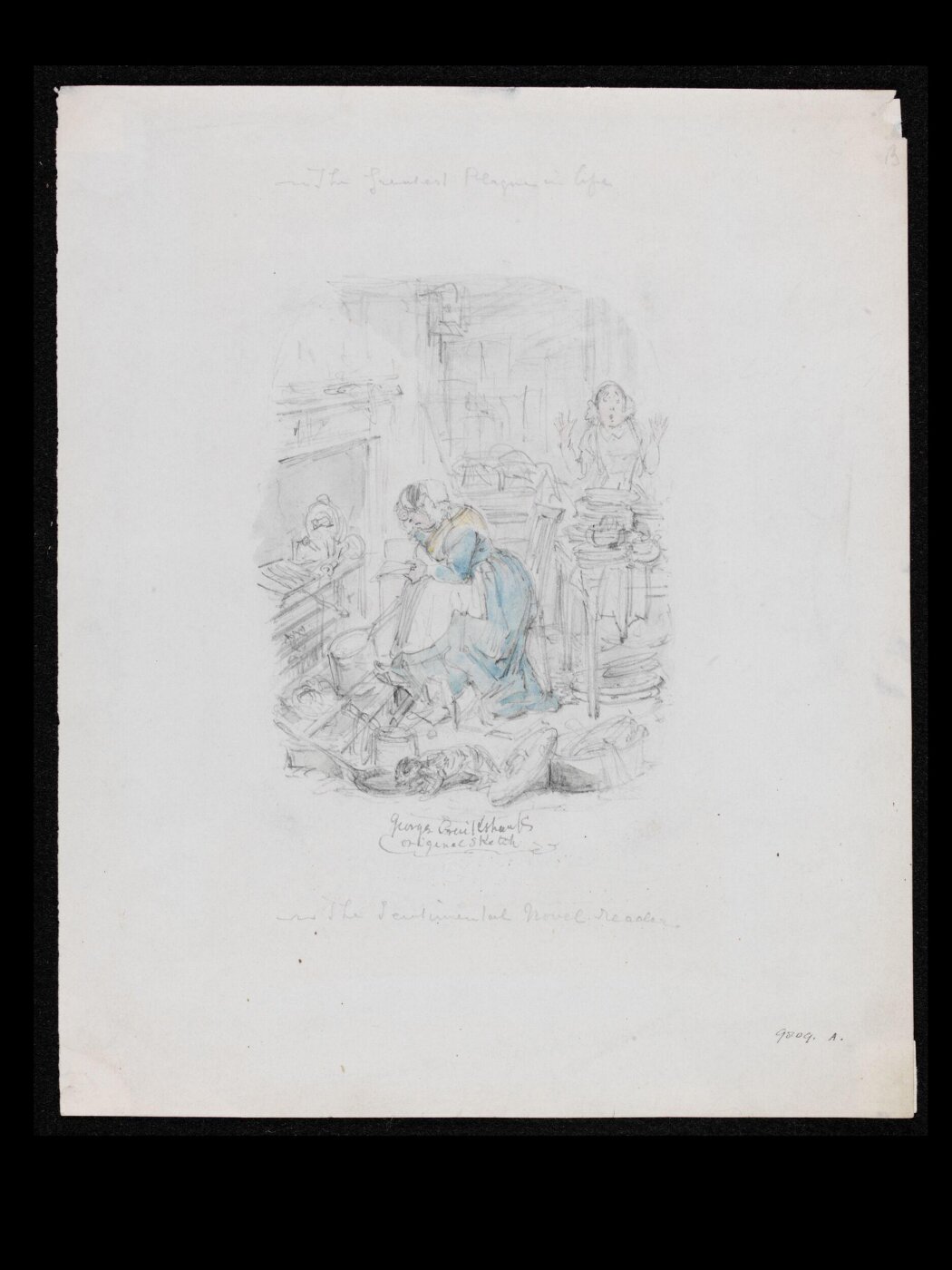 Cruikshank, George, The Sentimental Novel Reader