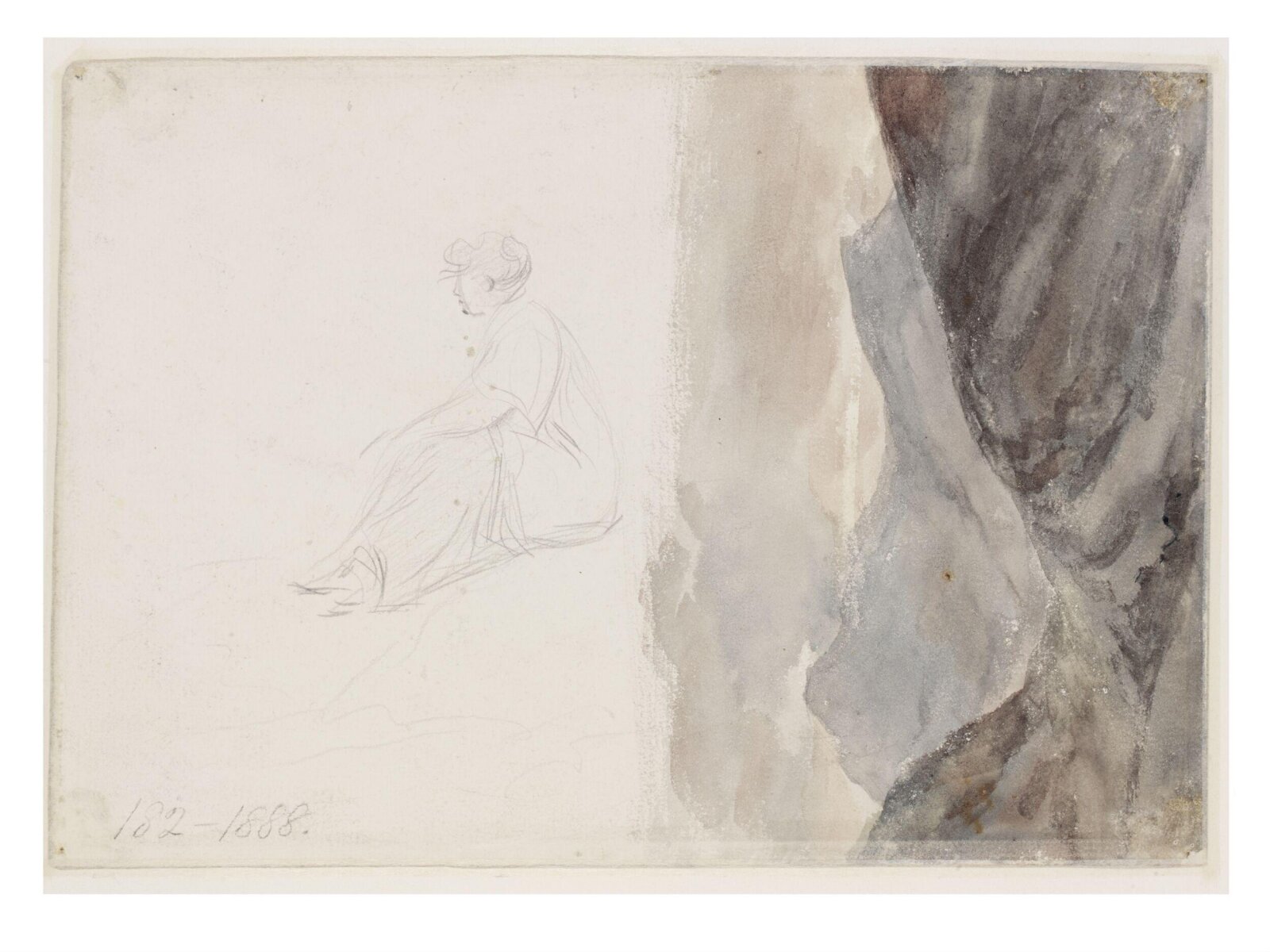 View in Borrowdale, John Constable, 1806
