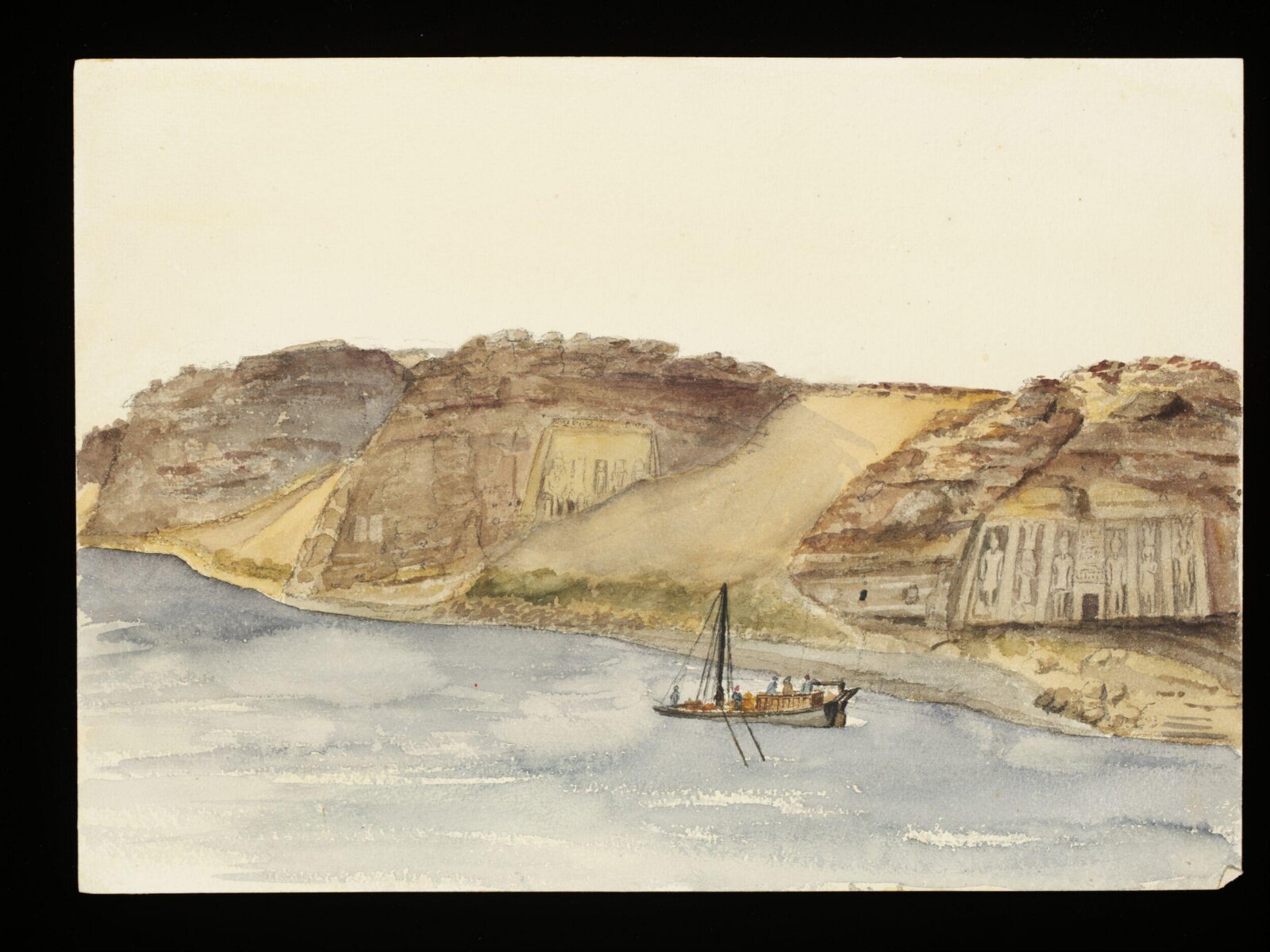 Abu Simbel, George de Sausmarez, 1855