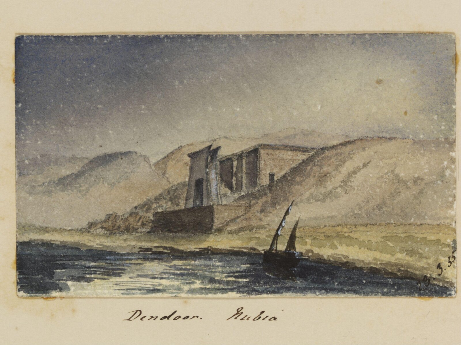 `Dendoor. Nubia', George de Sausmarez, 1855