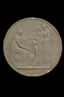 model for reverse for the 1851 Exhibition Prize Medal thumbnail 1