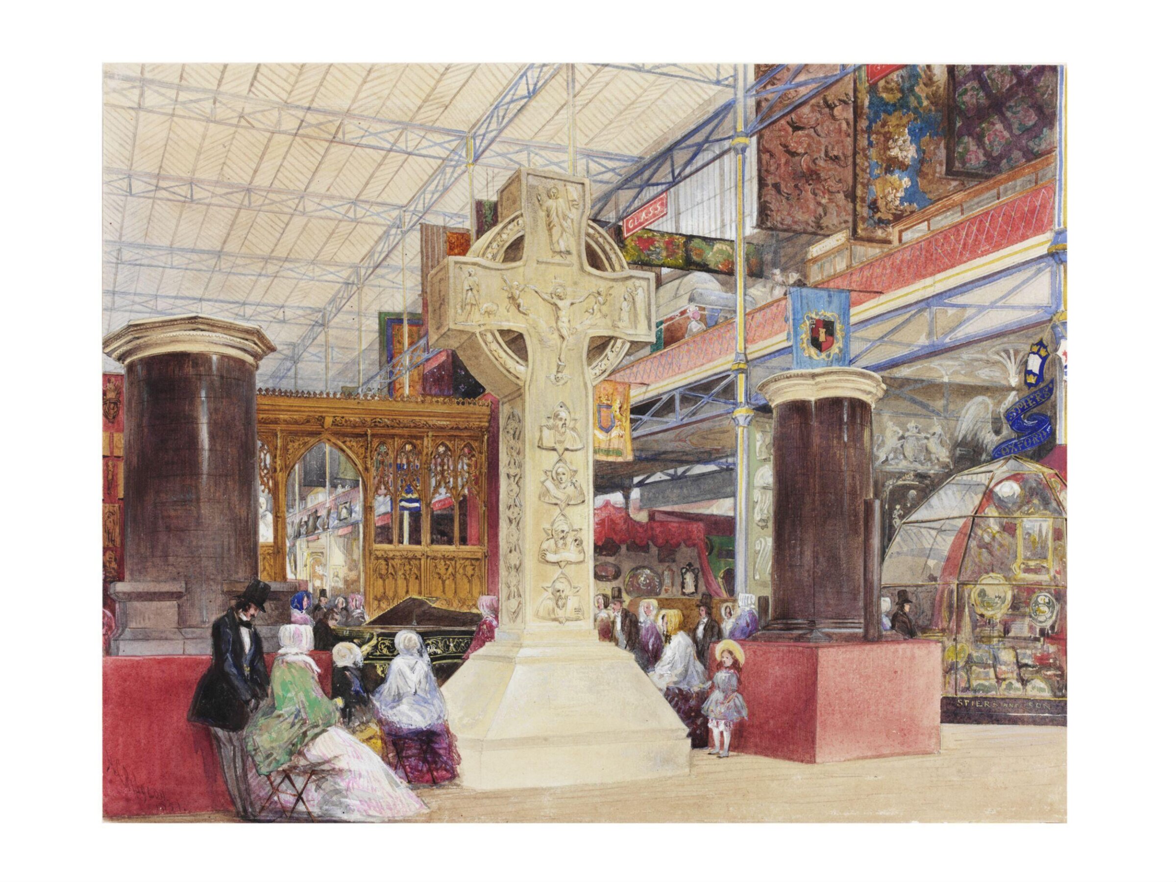 View in the West Nave, Henry Clarke Pidgeon, 1851