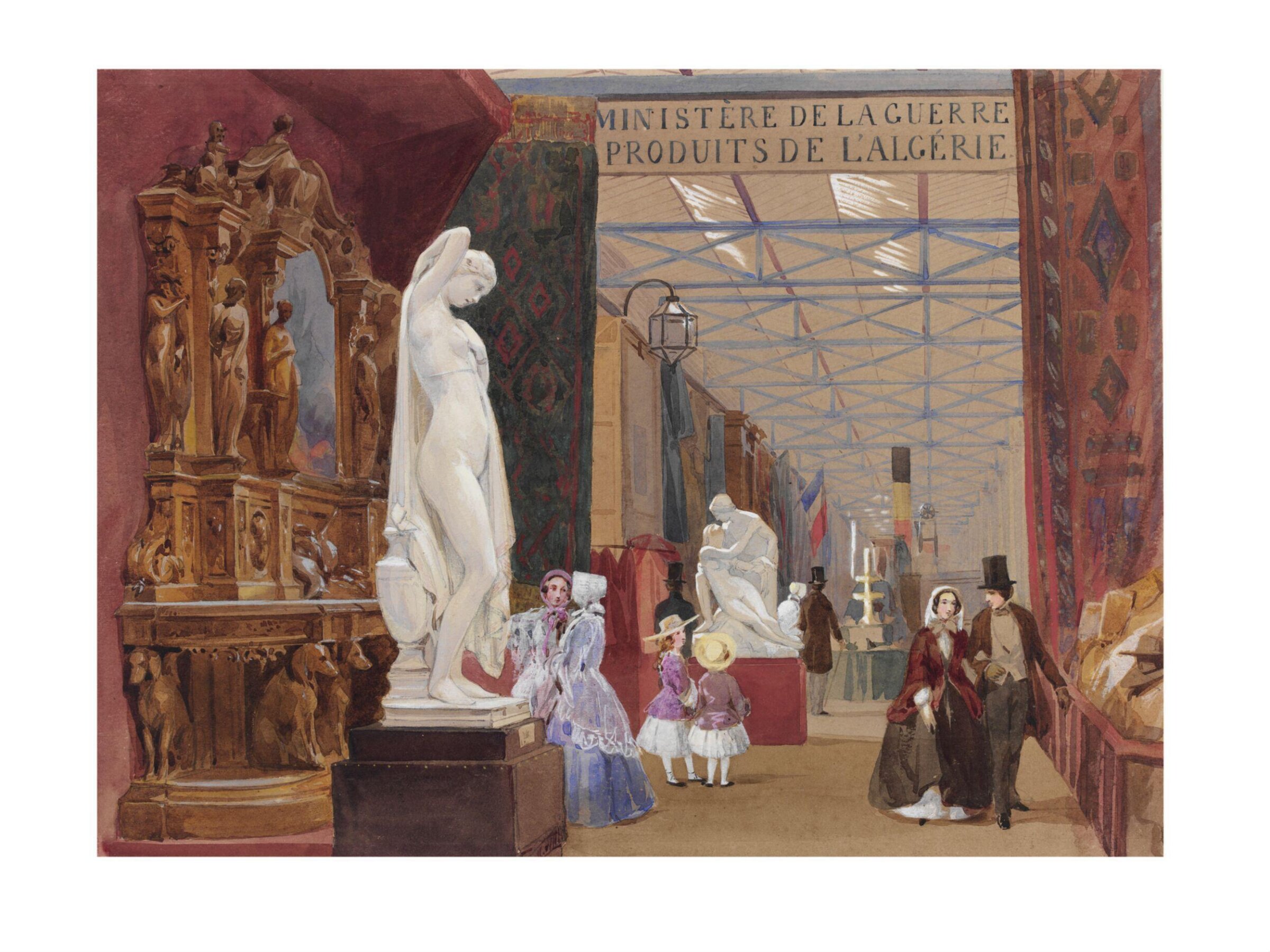 Part of the French Court, No. 2, John Absolon, 1851