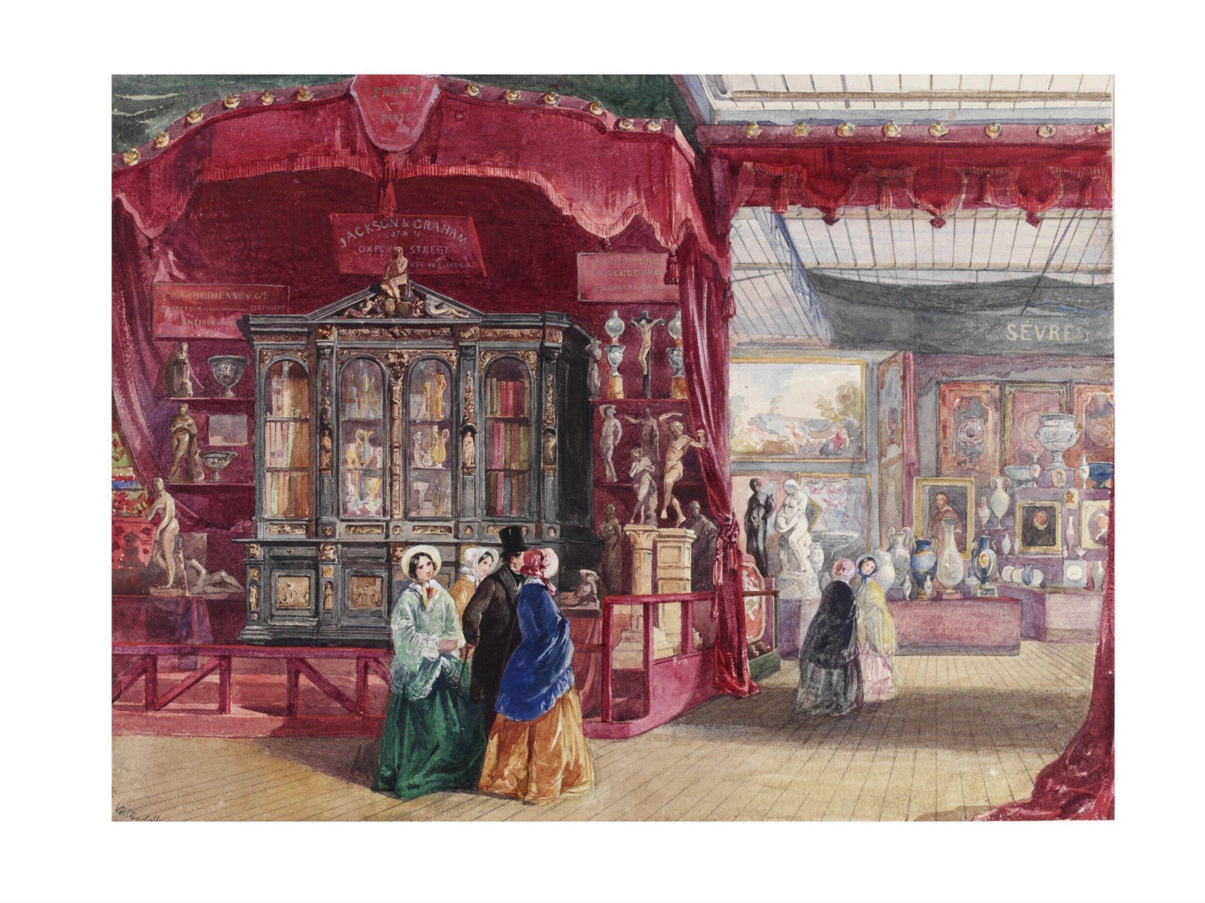 Part of the French Court, no. 1 (Sevres), Walter Goodall, 1851