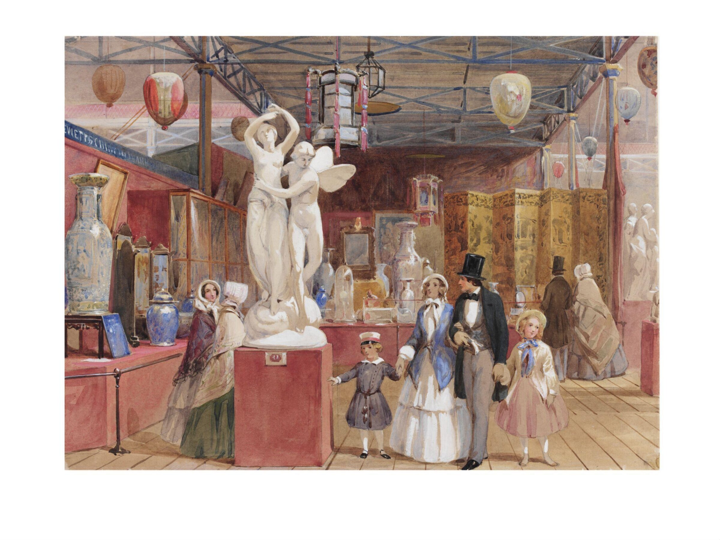 Part of the Chine Court, John Absolon, 1851