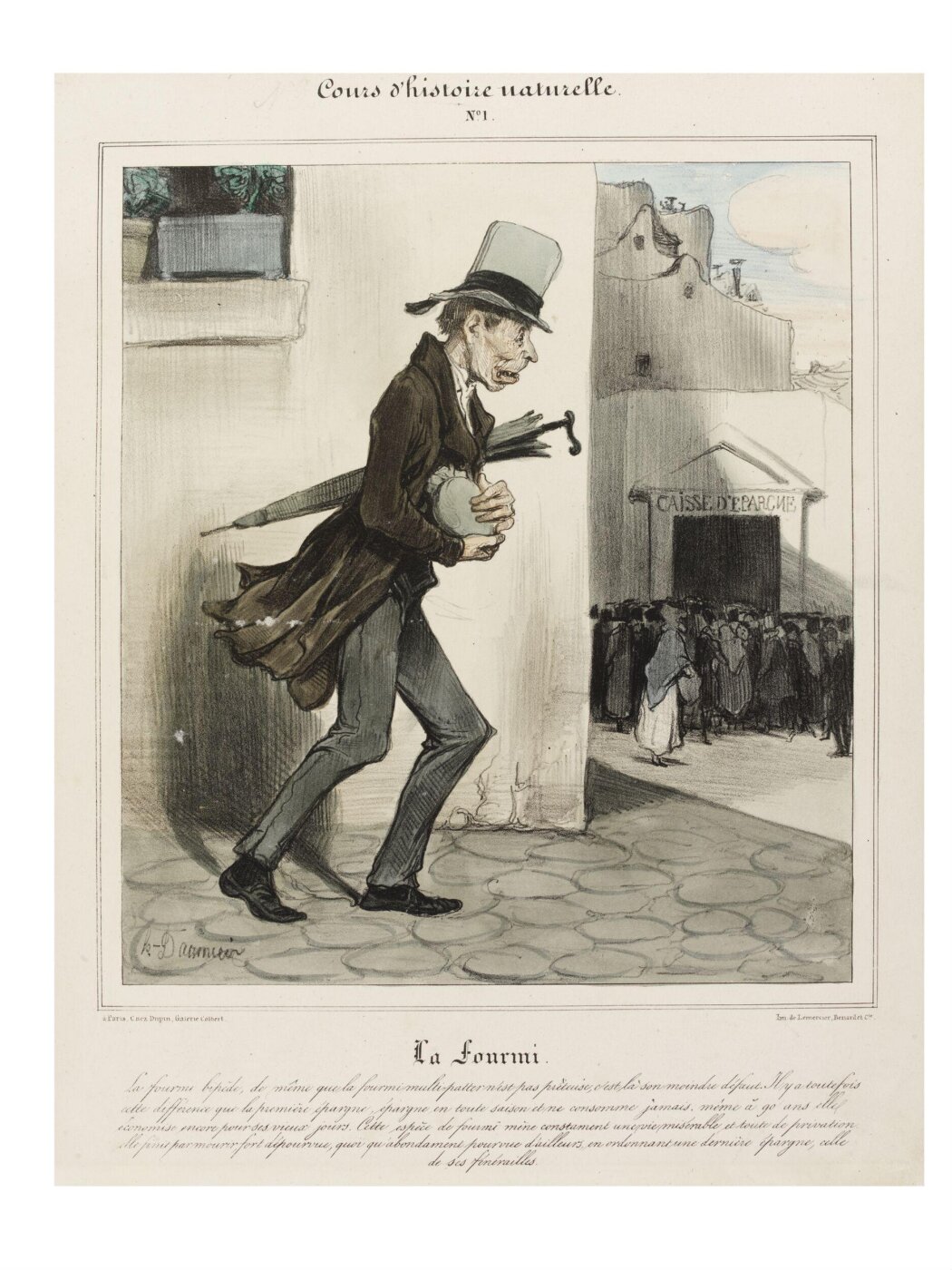 Honorè Daumier, La Fourmi