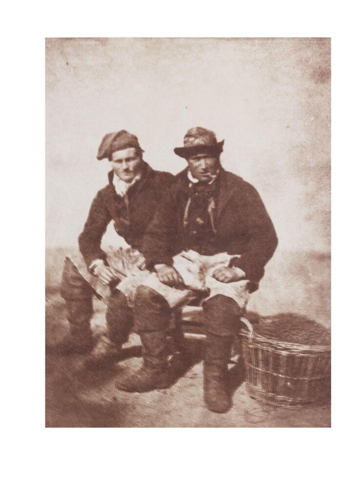 Fishermen, Newhaven, David Young and unknown man image