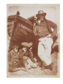 James Linton, a Newhaven fishermen and three unknown boys thumbnail 1