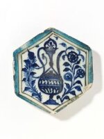 میوزیم کے کھلے ذخیرے سے «Damascus Tile, 1420–50» کی تصویر