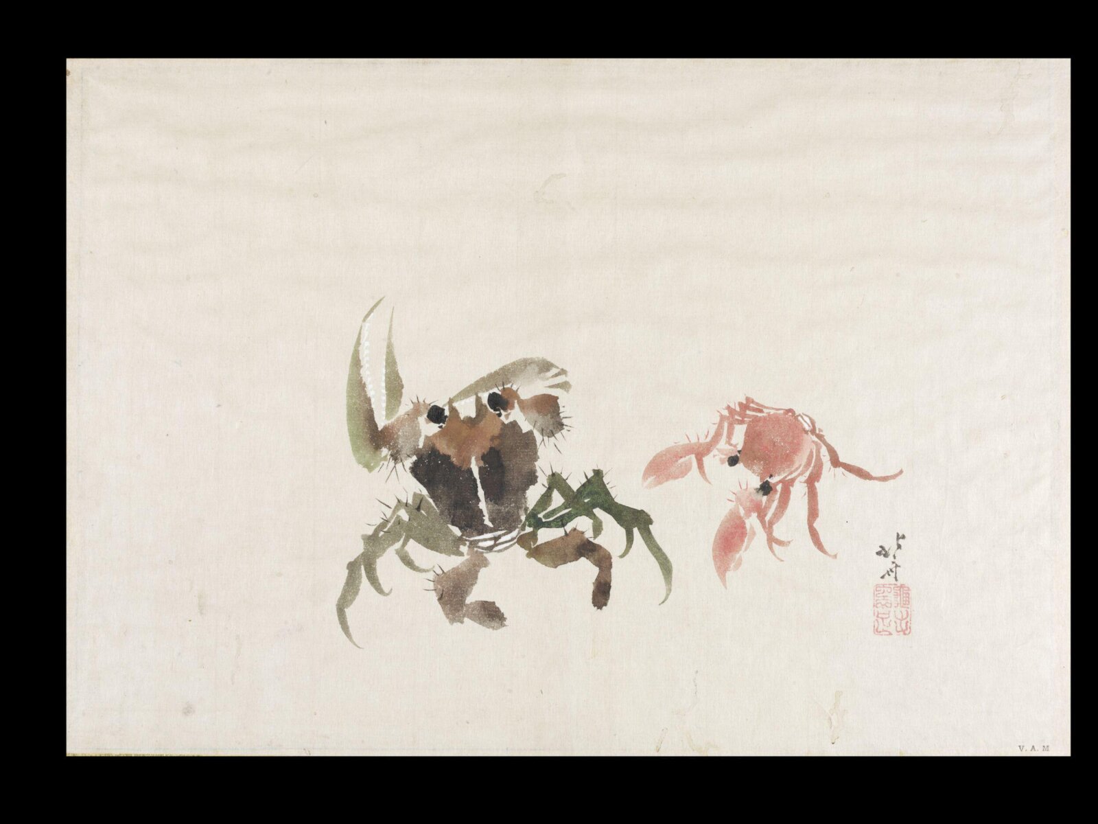 Crabs, Katsushika Hokusai, ca. 1808-1809