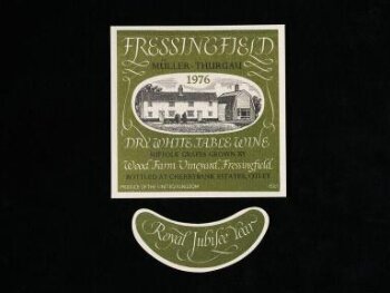 Wine Label for Fressingfield Dry White Wine