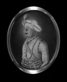 Half-length portrait of Tipu Sultan of Mysore (r.1782-99) thumbnail 1