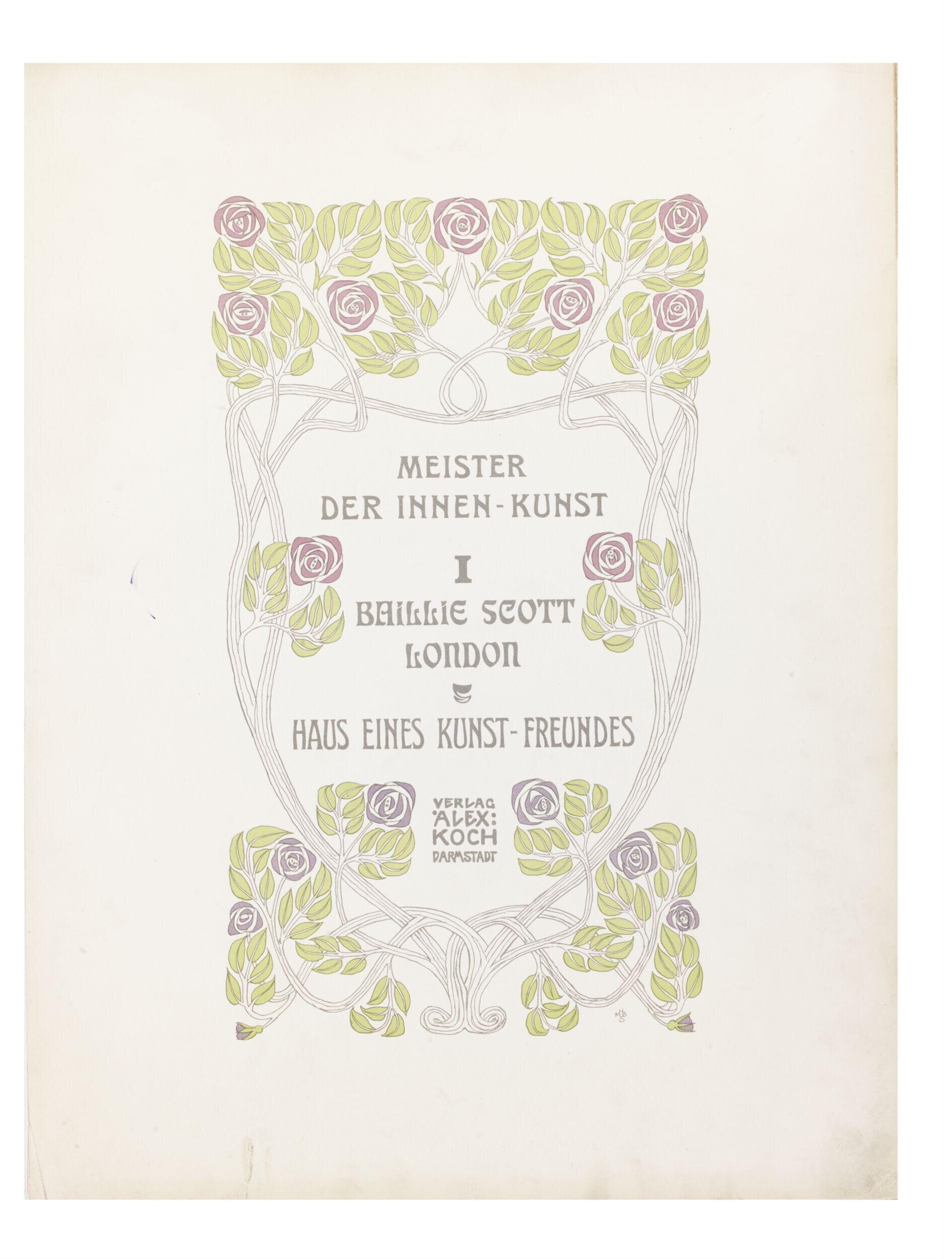 Baillie Scott, London: haus eines Kunst-freundes