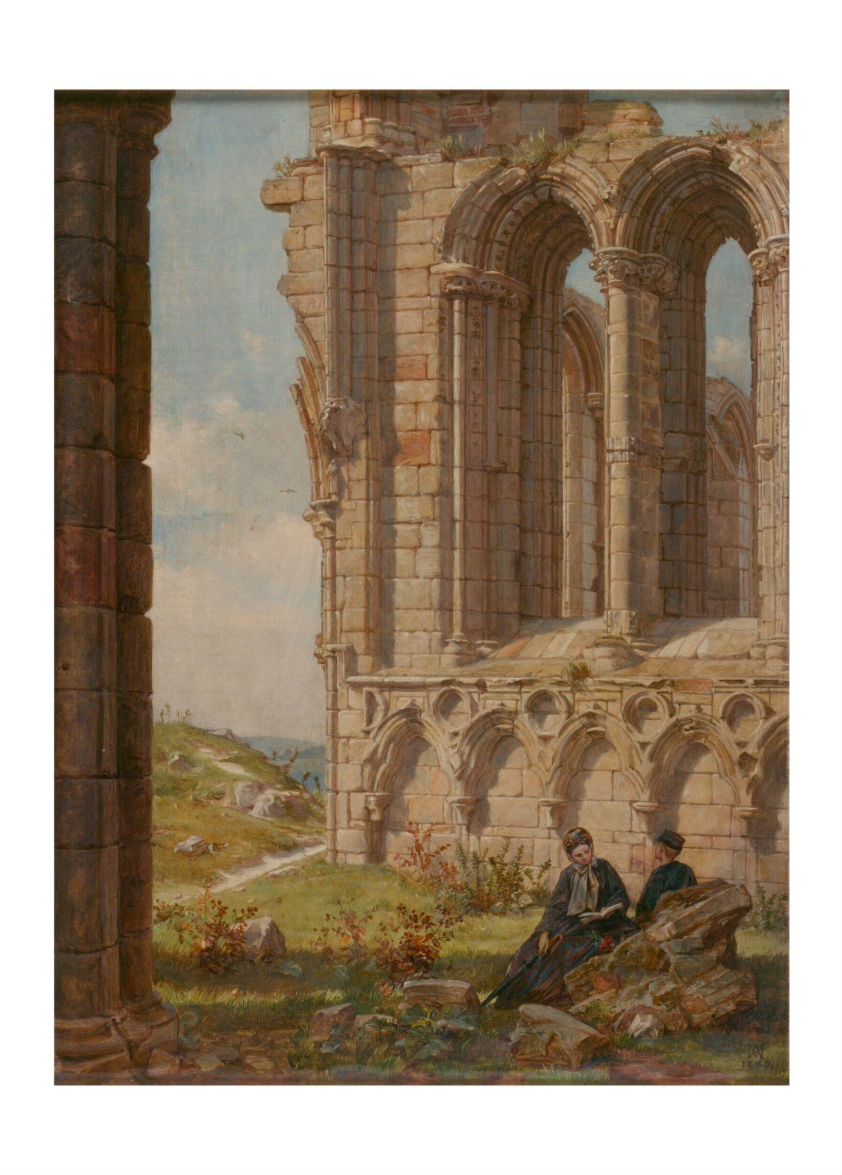Part of the Ruins of Whitby Abbey, Alfred Morgan, ca. 1862-ca. 1868