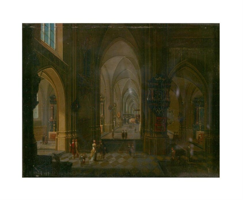 Interior of a Church (1660s) by Jacob Neefs