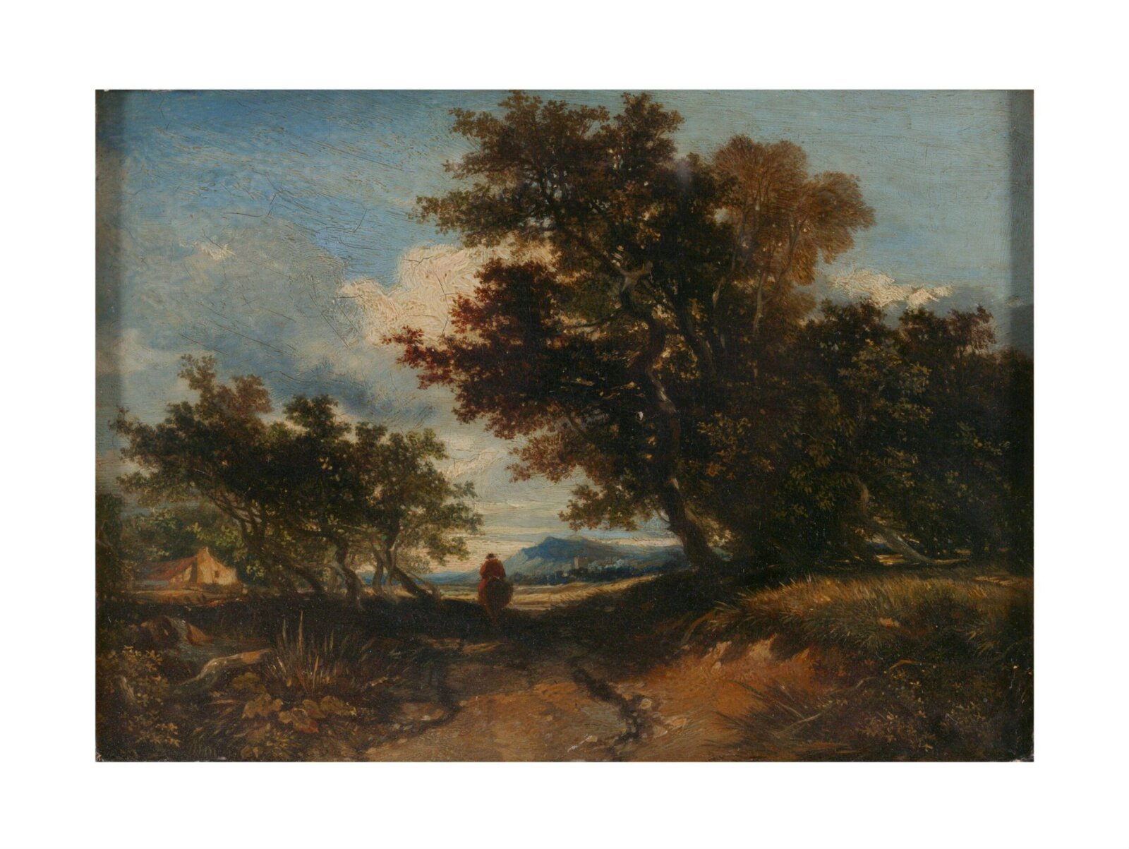 Landscape with a Horseman, William James Müller, early 1830s