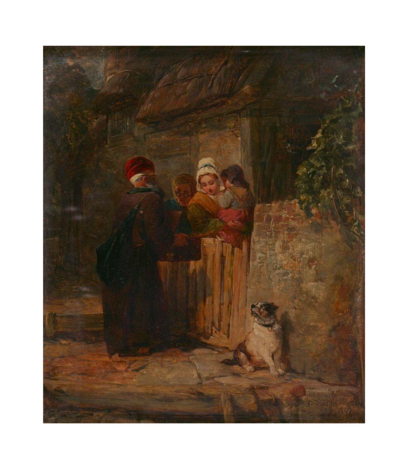 The Pedlar, Frederick Goodall, 1849