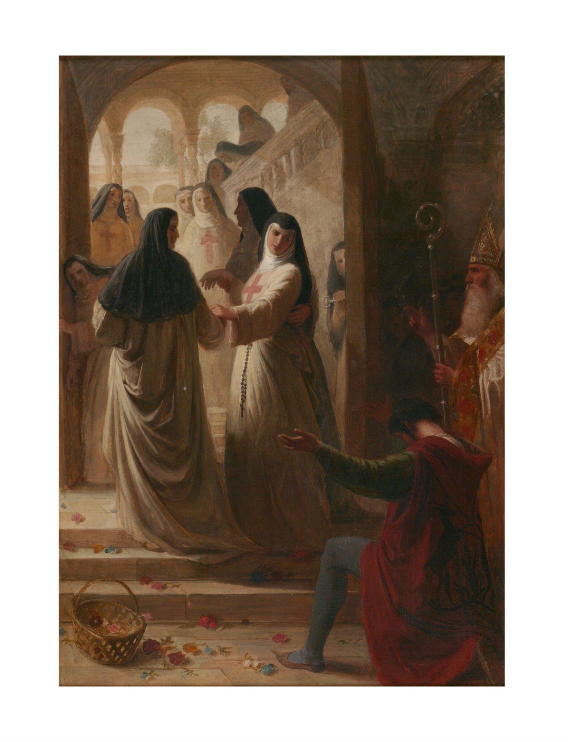 Scene from Pope's 'Eloisa to Abelard', Joseph Severn, 19th century