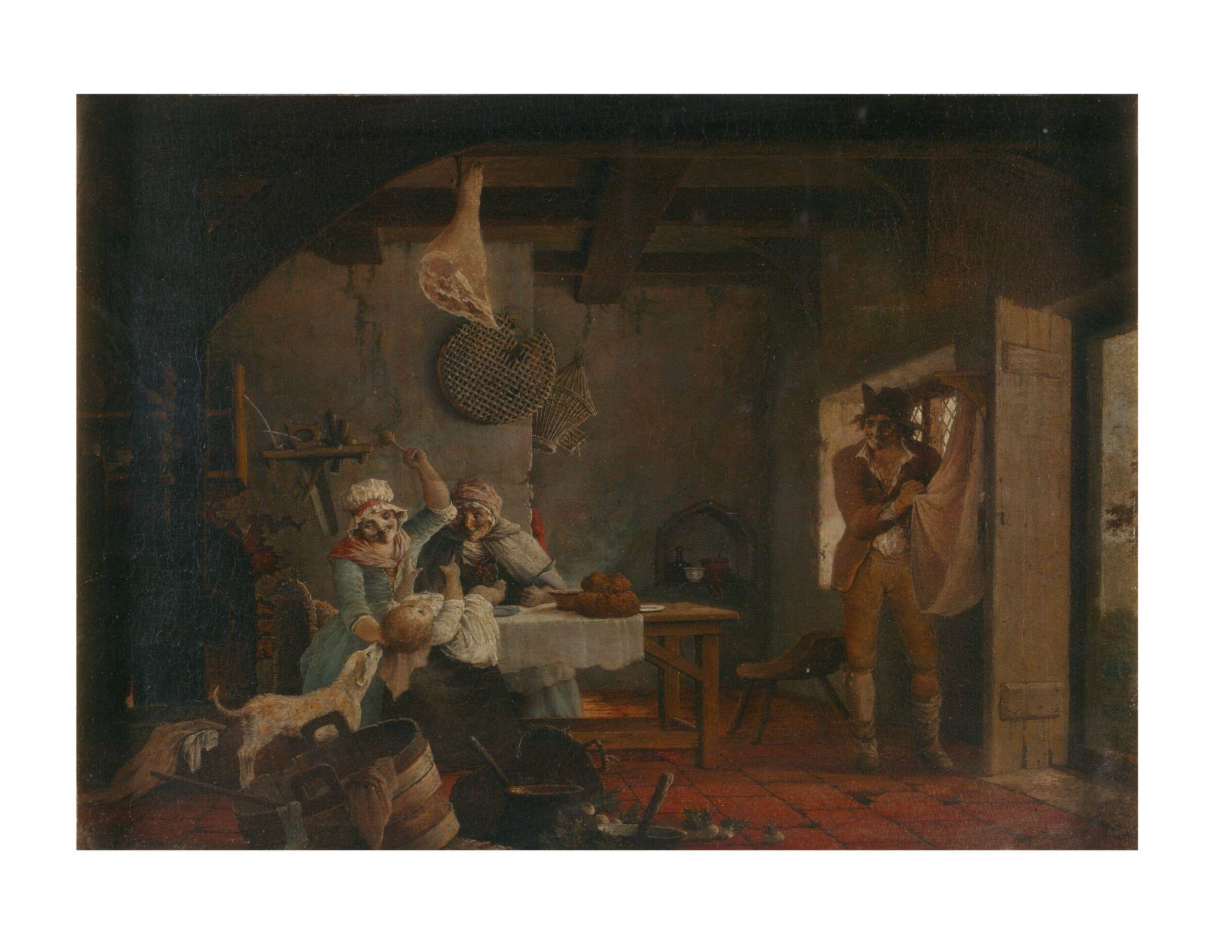 Playing with Baby, John Cranch, 1795