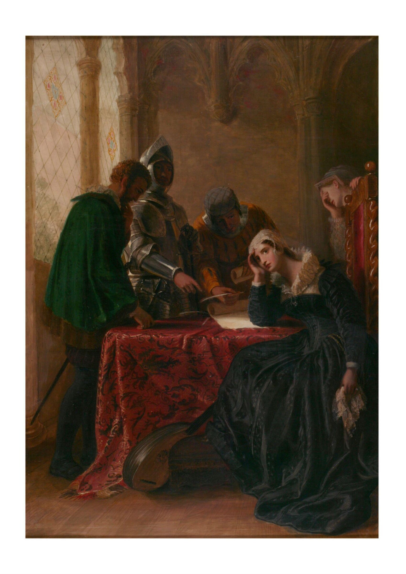 The Abdication of Mary, Queen of Scots, Joseph Severn, ca. 1850