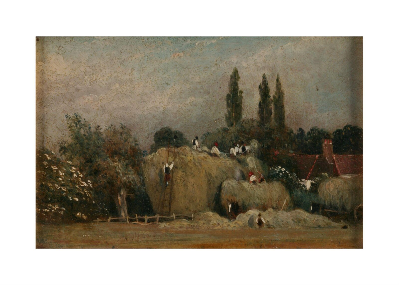 Stacking Hay, 19th century