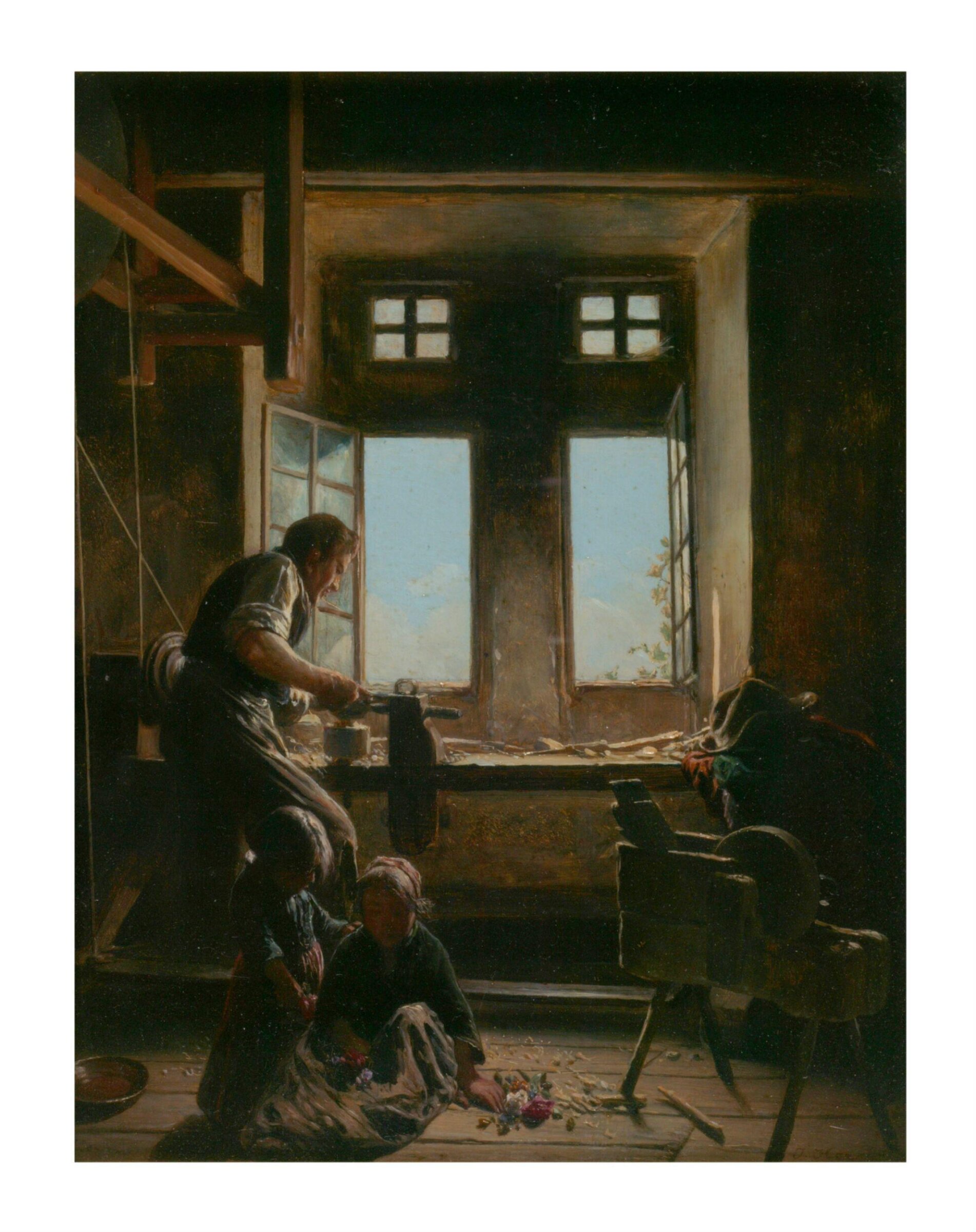 The Village Turner, Joseph Hornung, 1850s