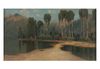 Study from Nature: Near Villeneuve by Calame, Alexandre