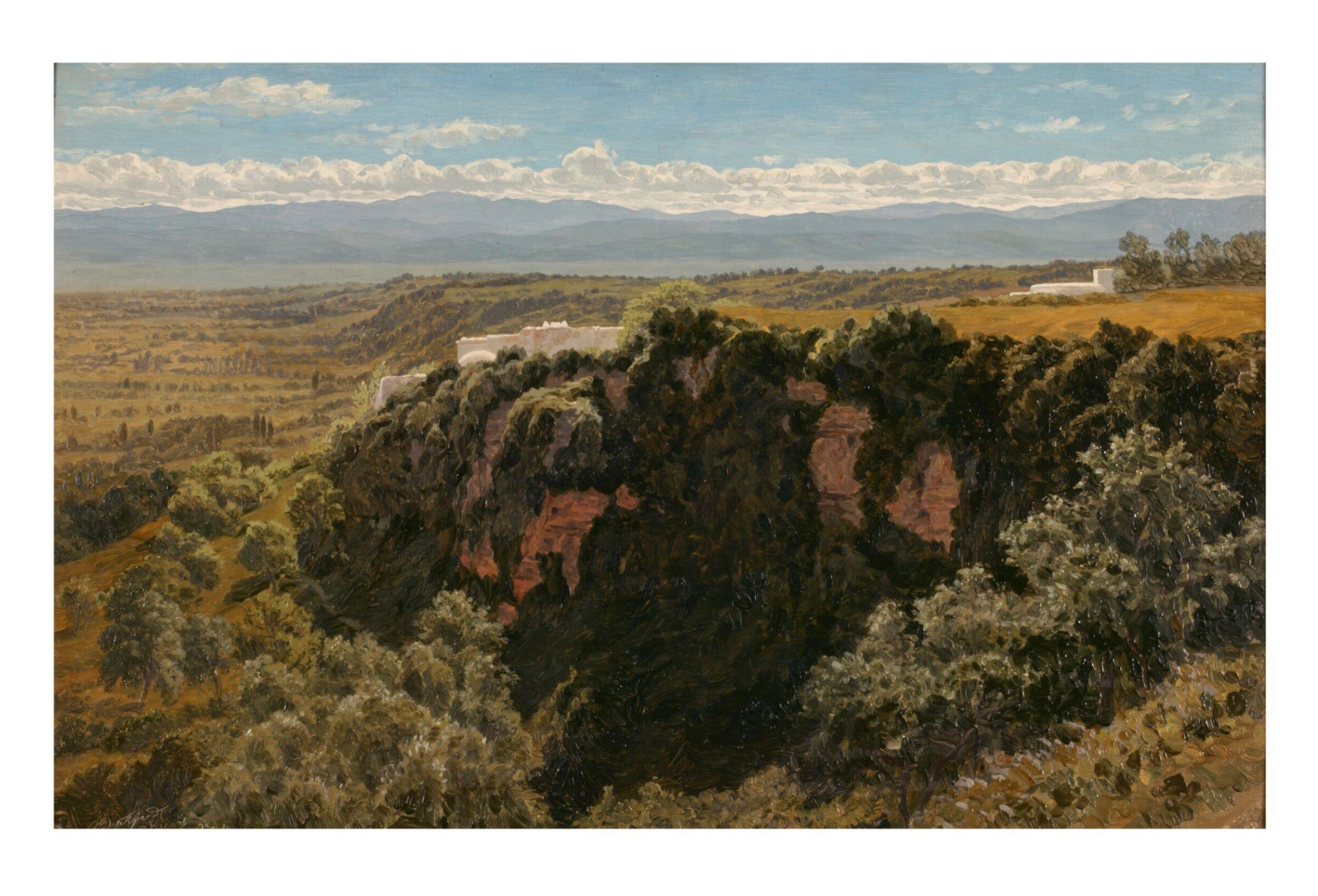 Wooded Cliff near Algiers, Arthur Ditchfield, 1873