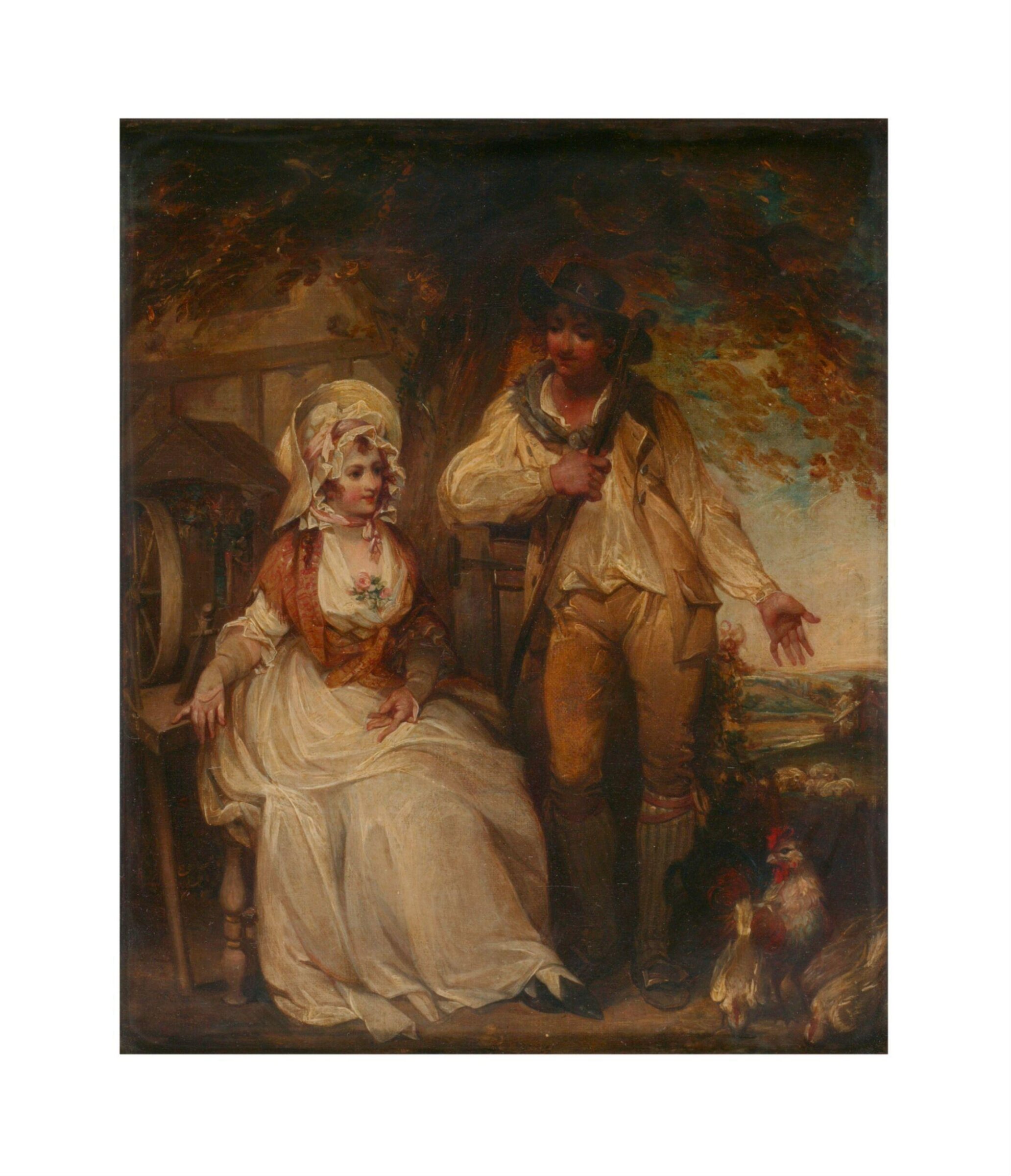 Courtship, Henry Singleton, late 18th century-early 19th century