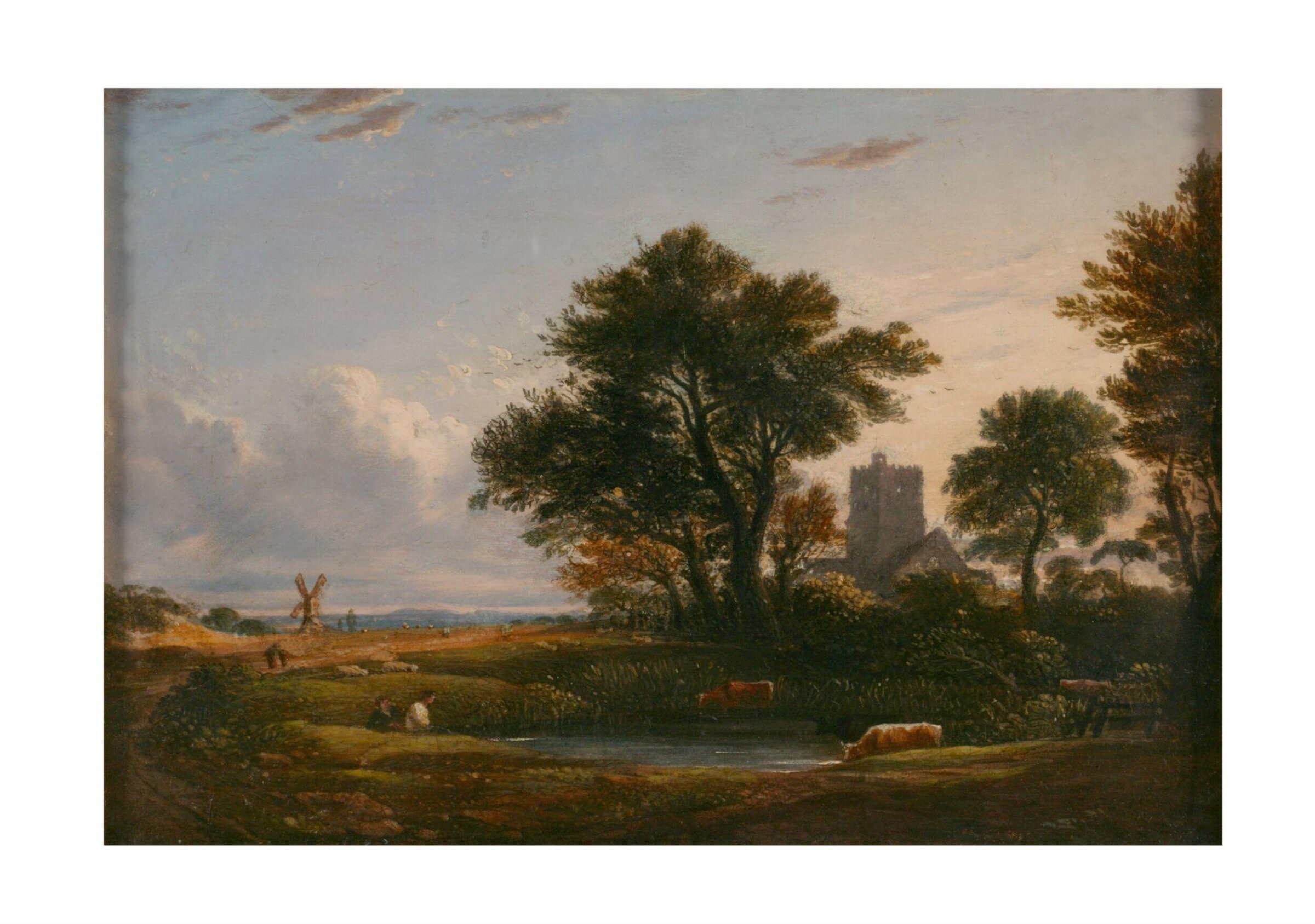 Landscape, John Varley, late 18th century-early 19th century