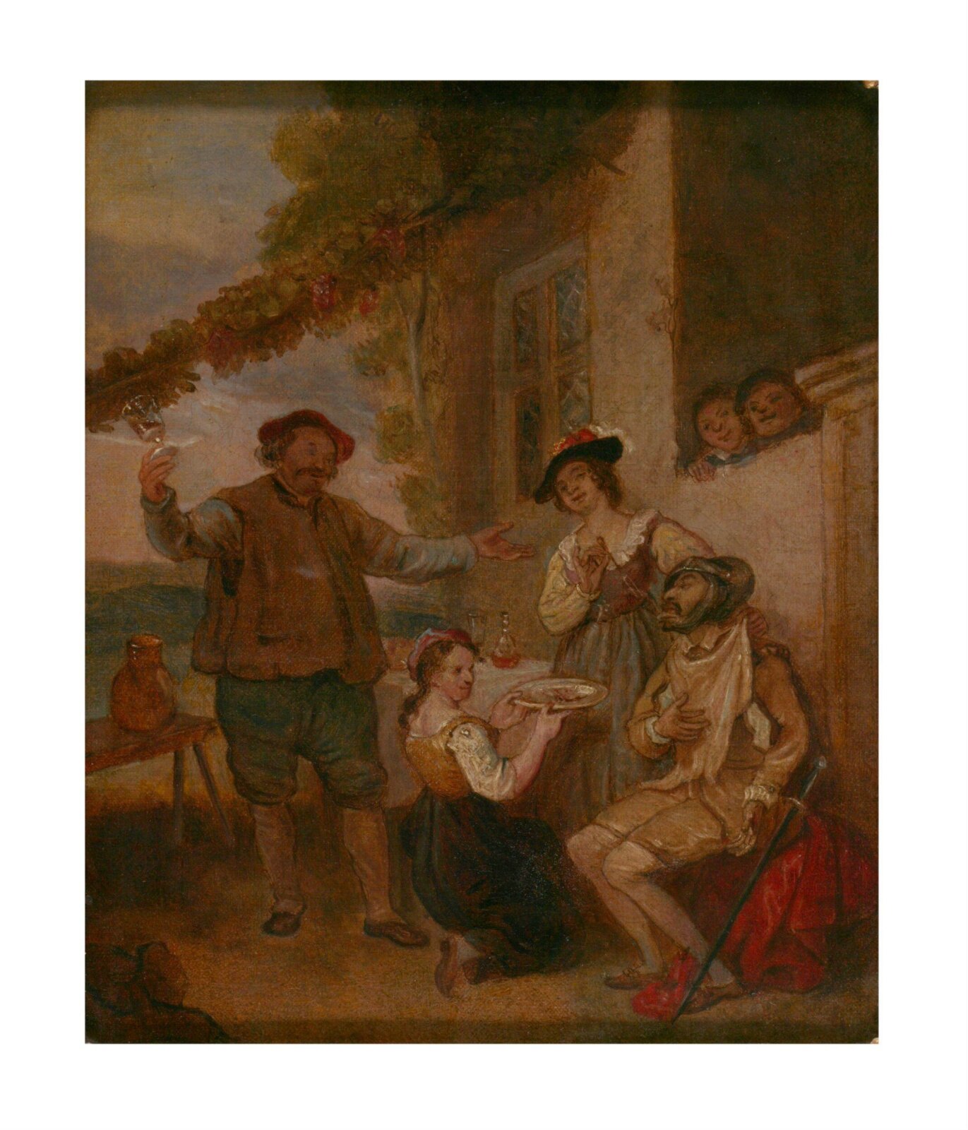 Don Quixote Outside an Inn, John Massey Wright, ca. 1815