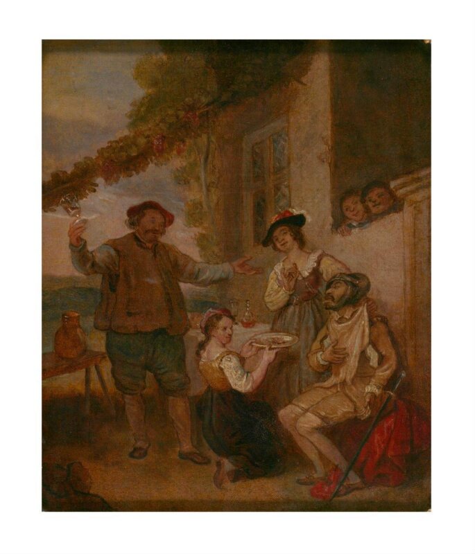 Don Quixote Outside an Inn
