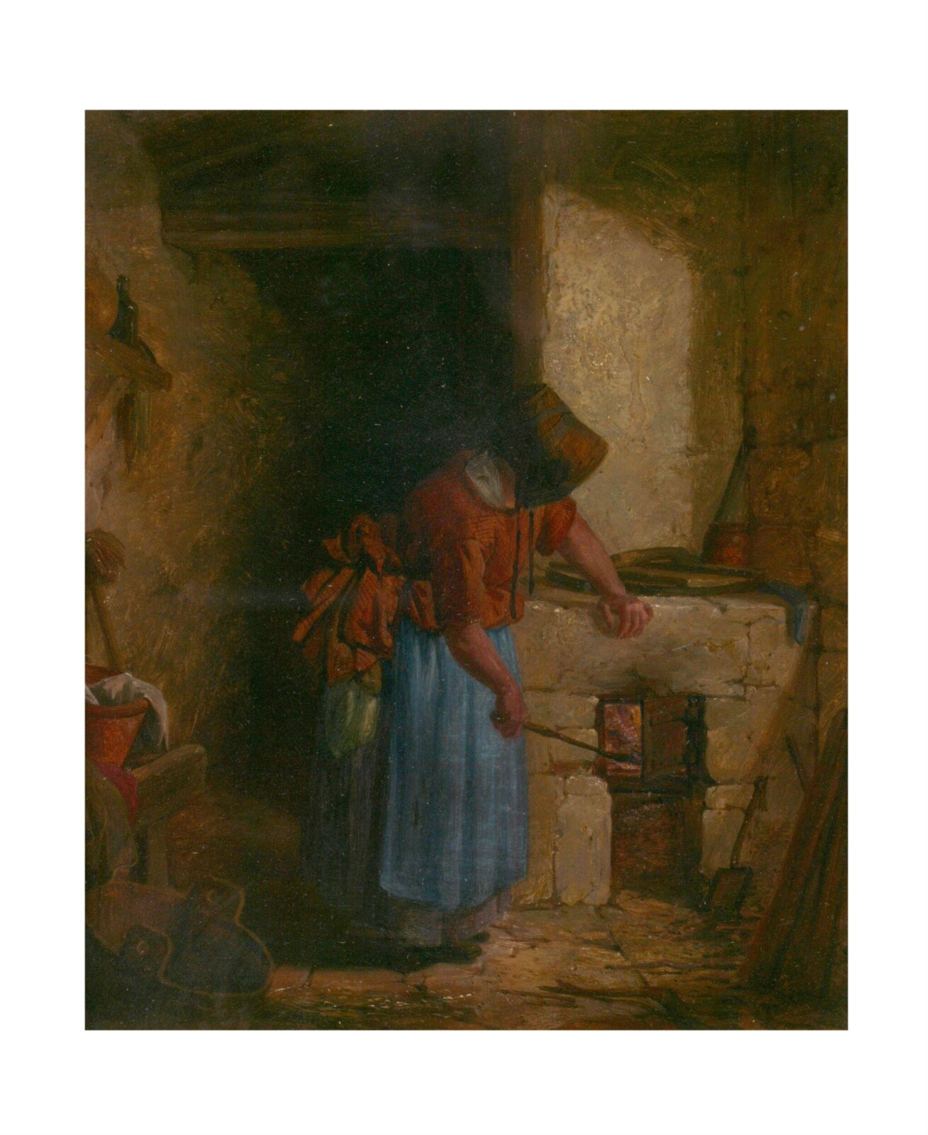 Cottage Interior, David Hardy, 19th century