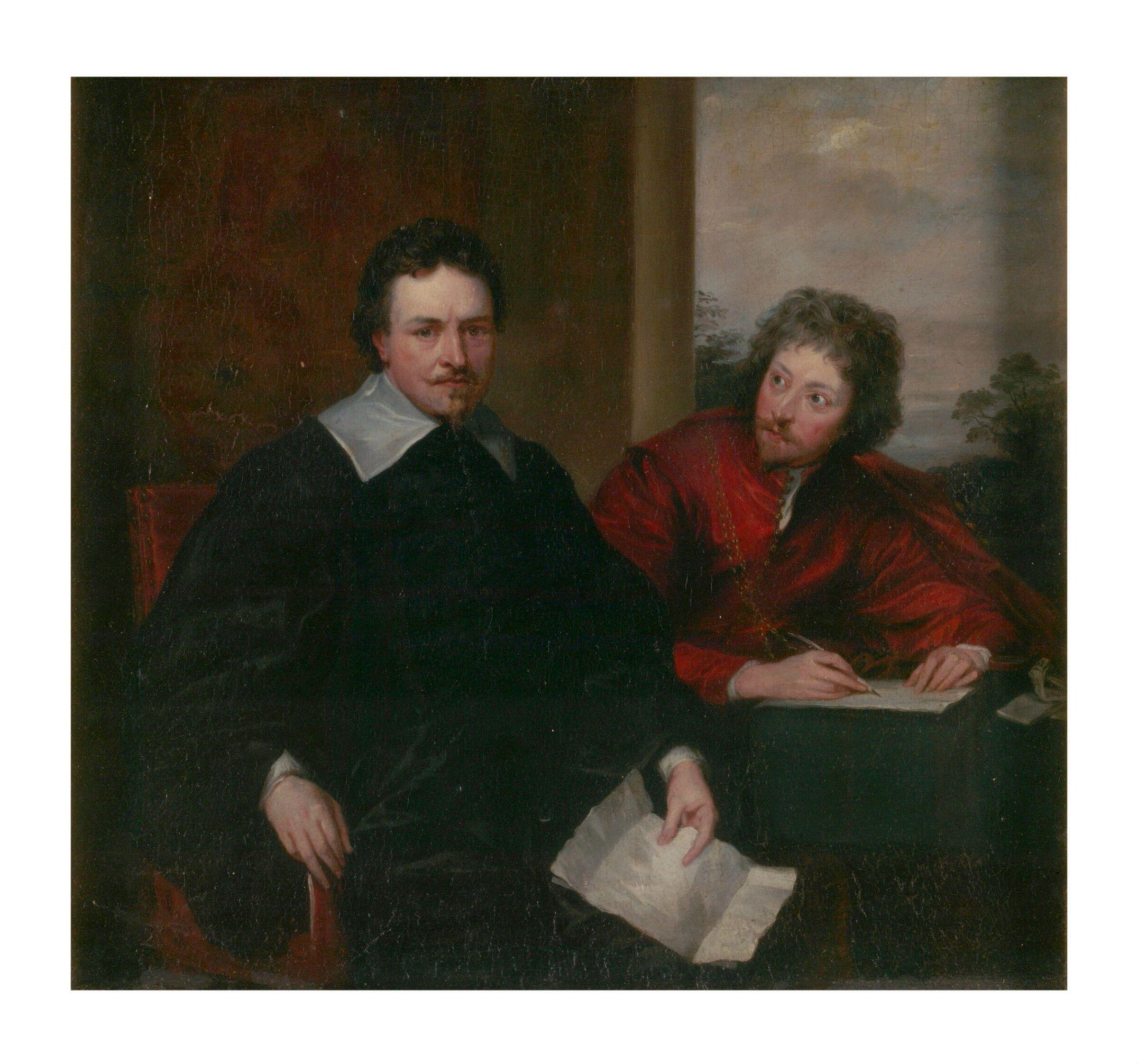Thomas Wentworth, First Earl of Strafford, and His Secretary Sir Philip Mainwaring, after Anthony Van Dyck, early 19th century