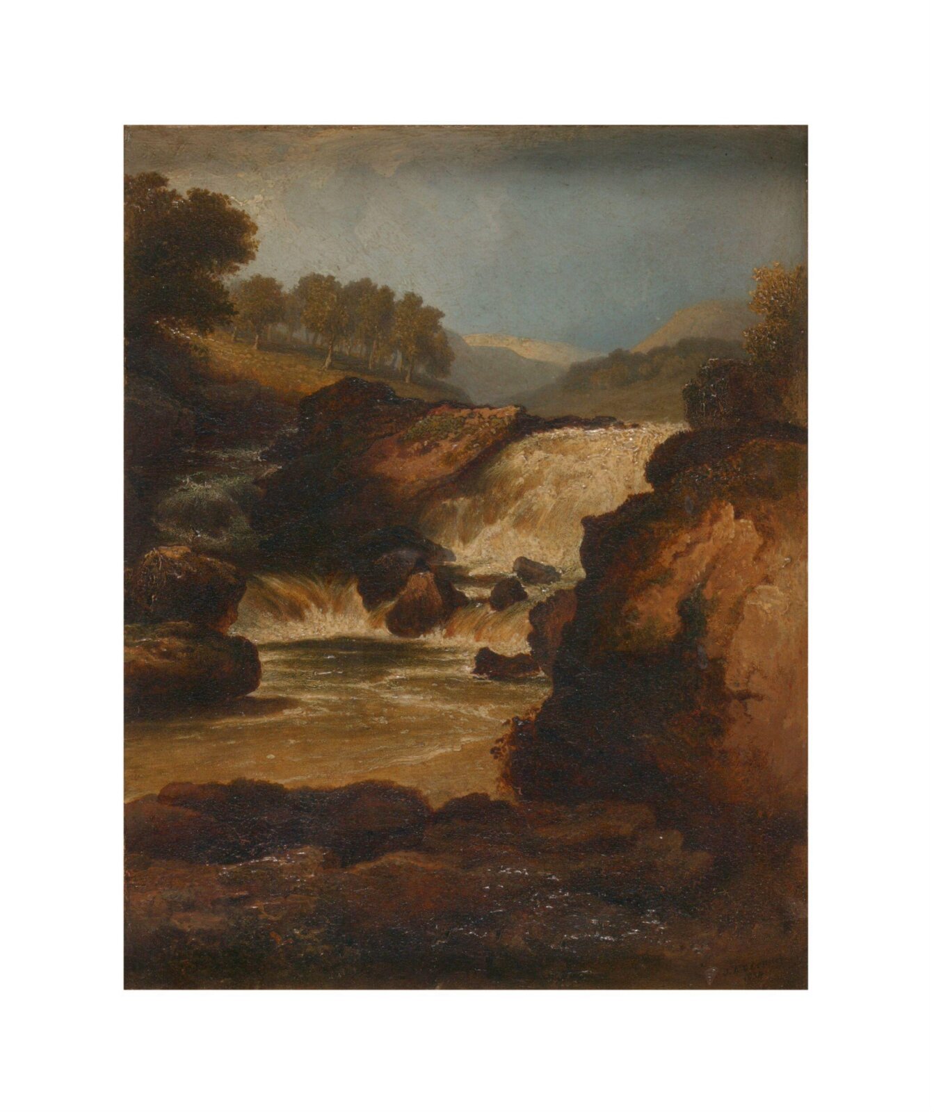 Waterfall, Джеймс Артур О’Коннор, 1838