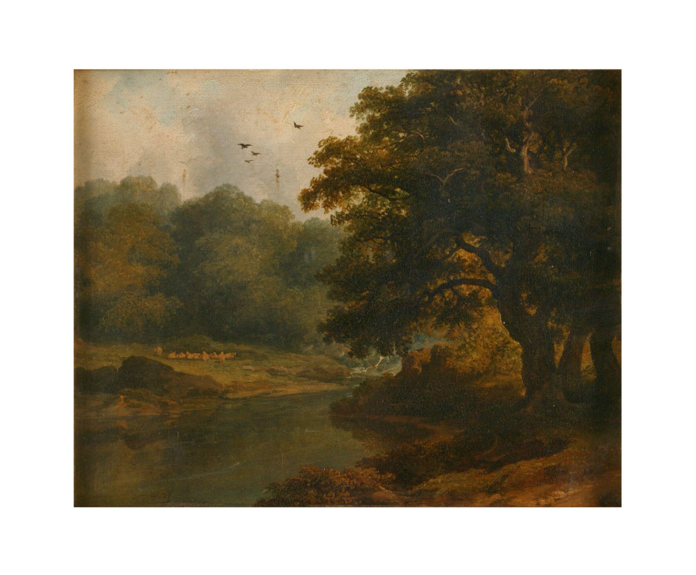 Landscape with Stream and Woods, James Arthur O'Connor, early 19th century