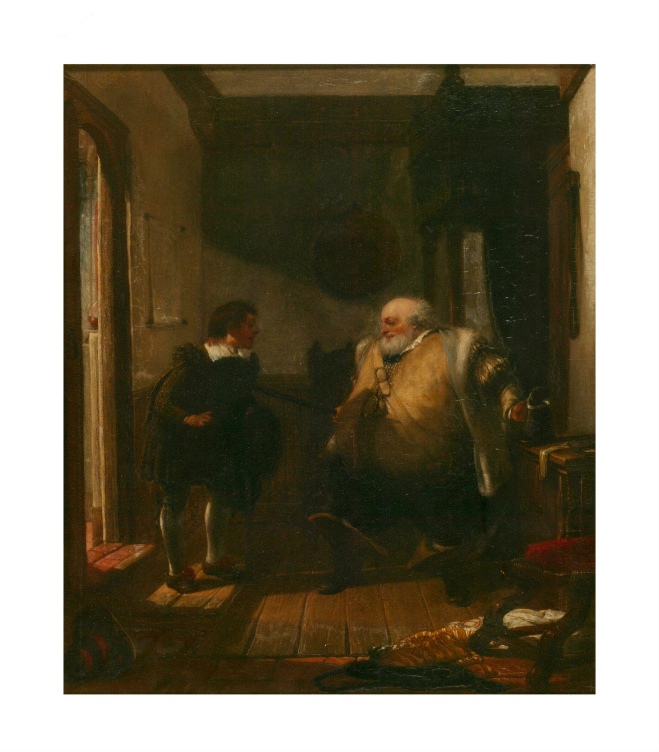 Falstaff and Simple, Augustus Wall Callcott, ca. 1835