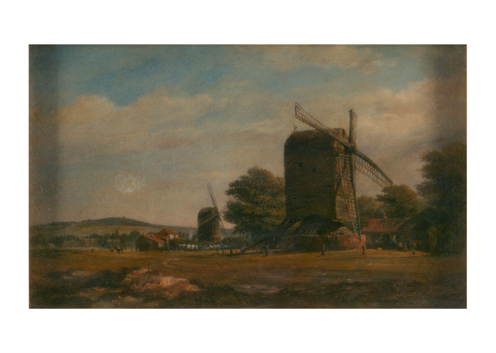 Windmills, Blackheath, Edward William Cooke, 1835