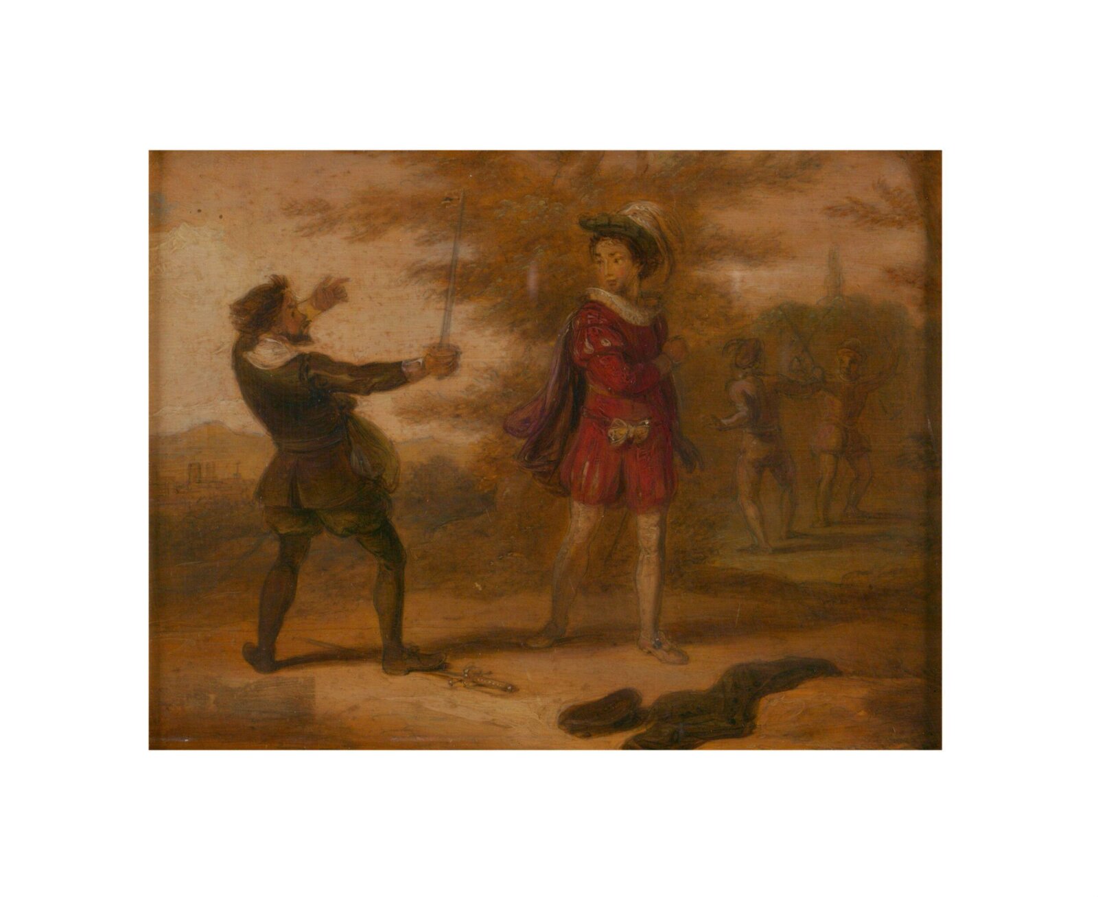 The Duel, Robert Smirke, late 18th century-early 19th century