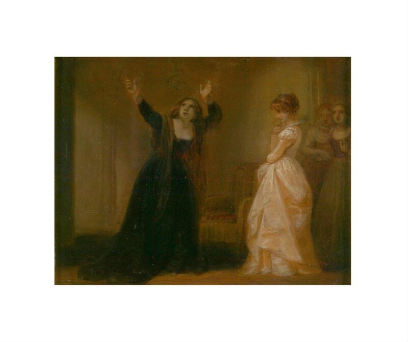 Illustration from Beaumont and Fletcher, 'The Humorous Lieutenant'
