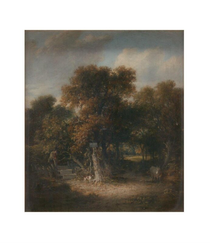 Landscape: A Woody Lane near Hastings
