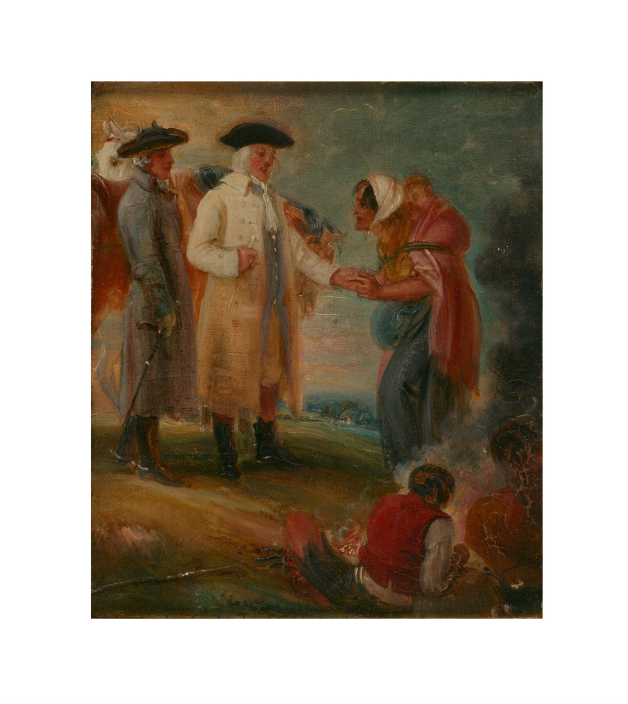 Sir Roger de Coverley and the Gypsies, Томас Стотард, конец XVIII — начало XIX века