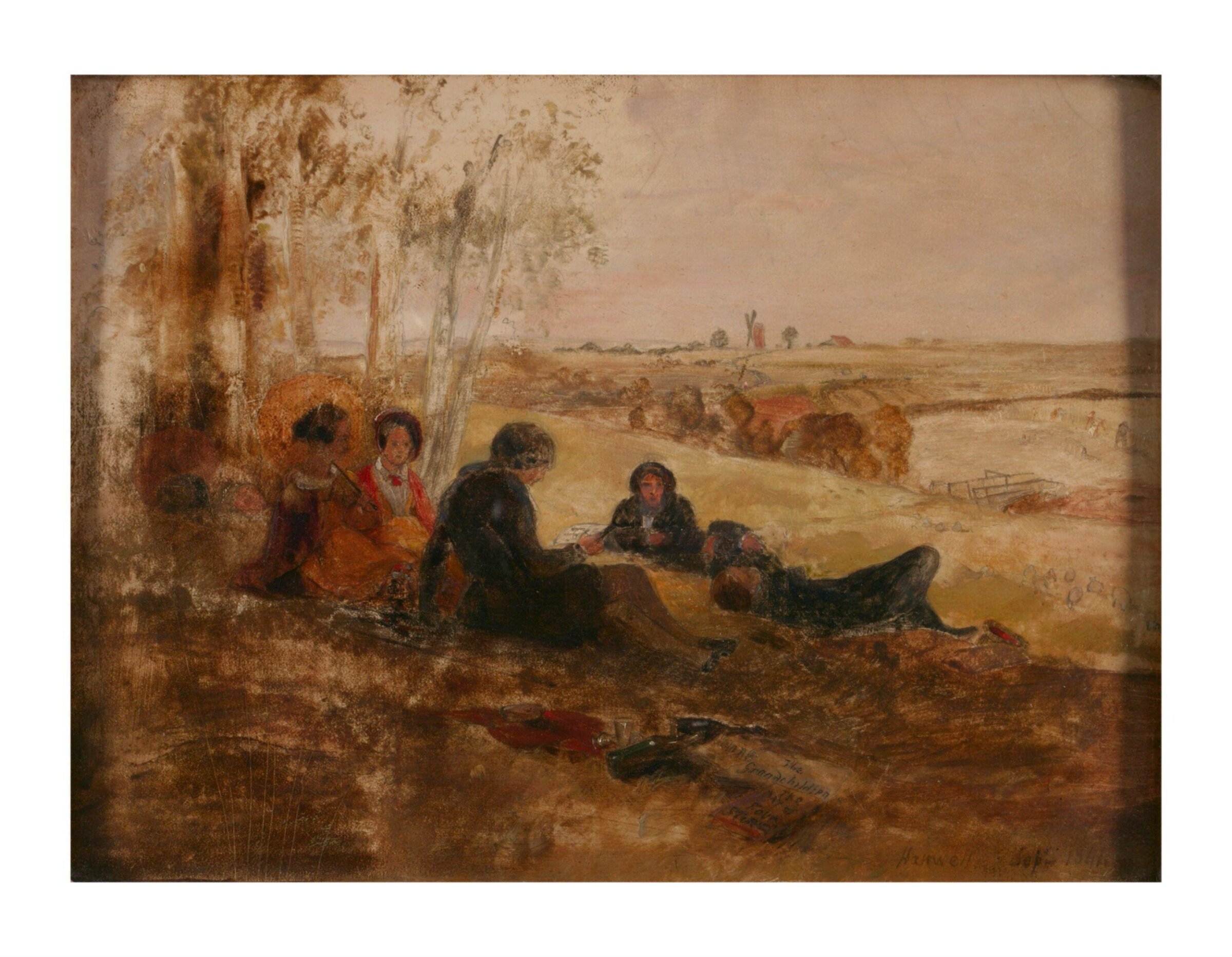 A Picnic at Hanwell, William Bell Scott, 1841