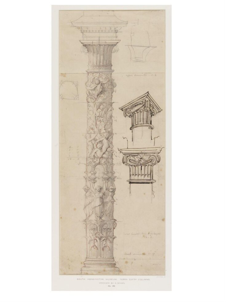 Design for the decoration of the permanent buildings of the South Kensington Museums by the late Godfrey Sykes top image