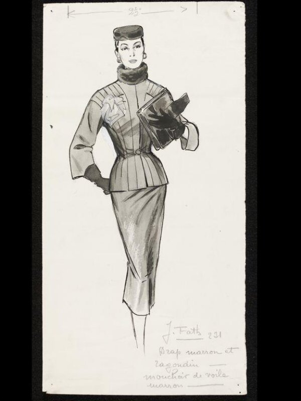 Fashion Drawing | Jacques Fath | Fromenti, Marcel | V&A Explore The ...
