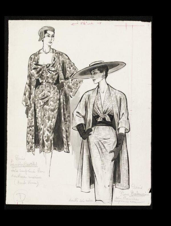 Fashion Drawing | Antonio del Castillo | Pierre Balmain | Fromenti ...