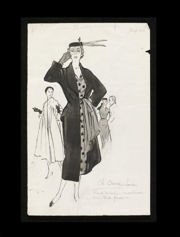 Fashion Drawing | Charles Creed | Fromenti, Marcel | V&A Explore The ...